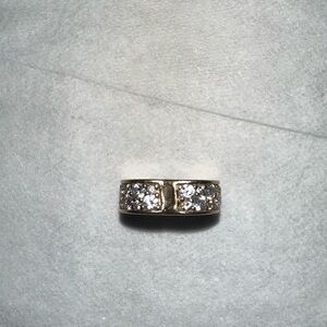 Gold and CZ Pandora Charm